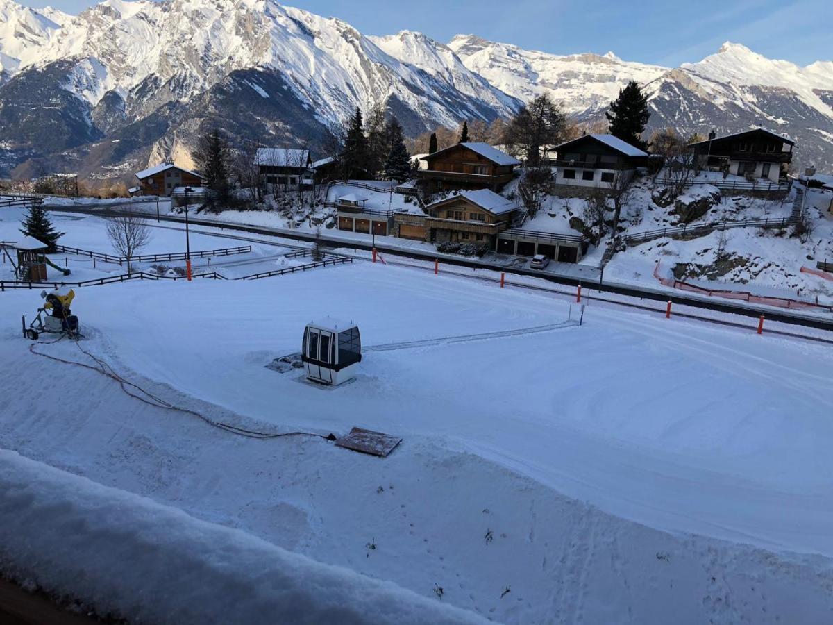 Appartement Haute Nendaz Met Fantastisch Uitzicht Eksteriør bilde