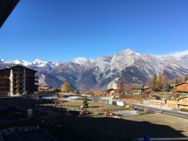 Appartement Haute Nendaz Met Fantastisch Uitzicht Eksteriør bilde